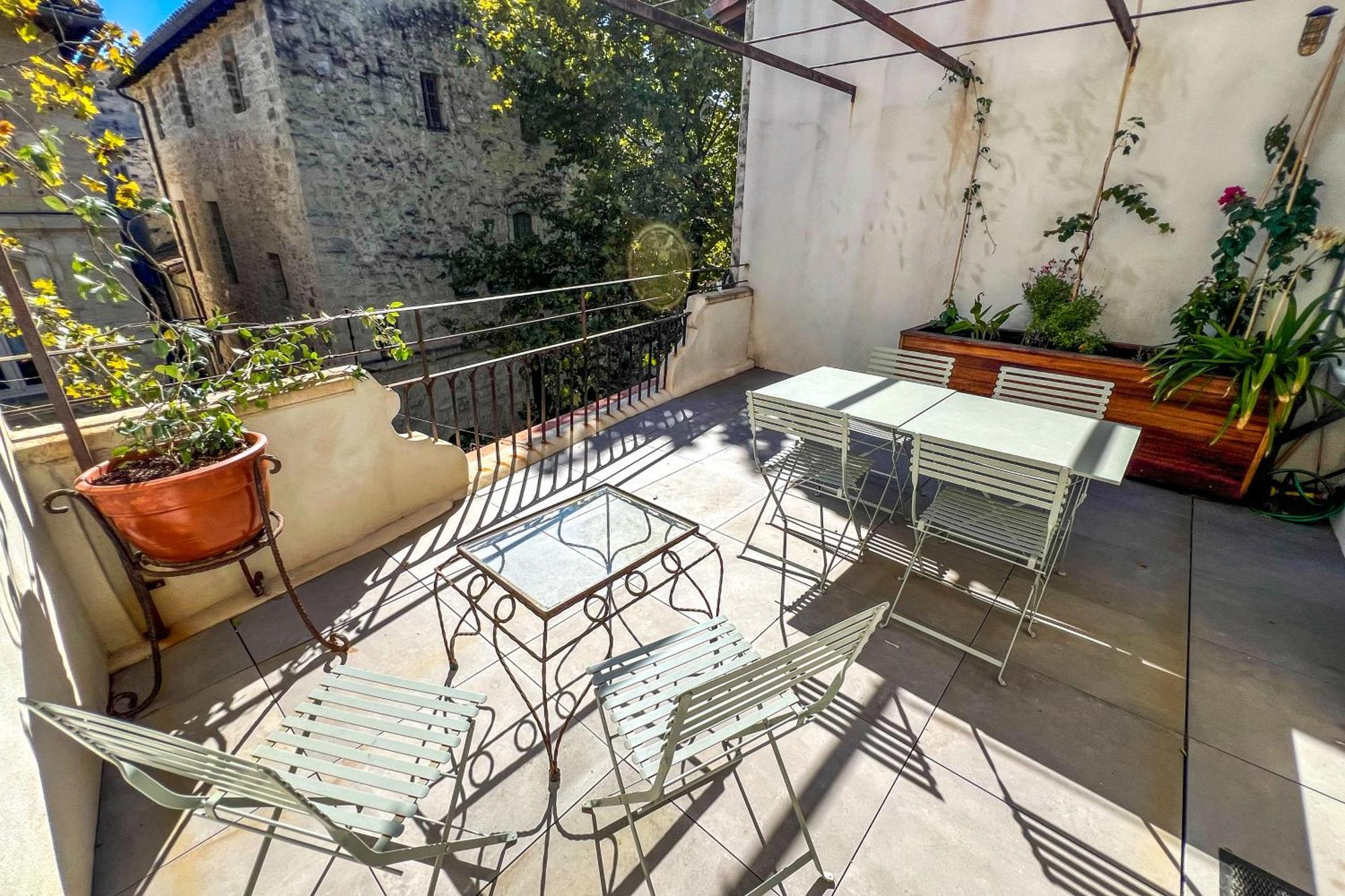 Ac - Private Exterior - Duplex Quartier Des Artistes Apartment Авиньон Екстериор снимка